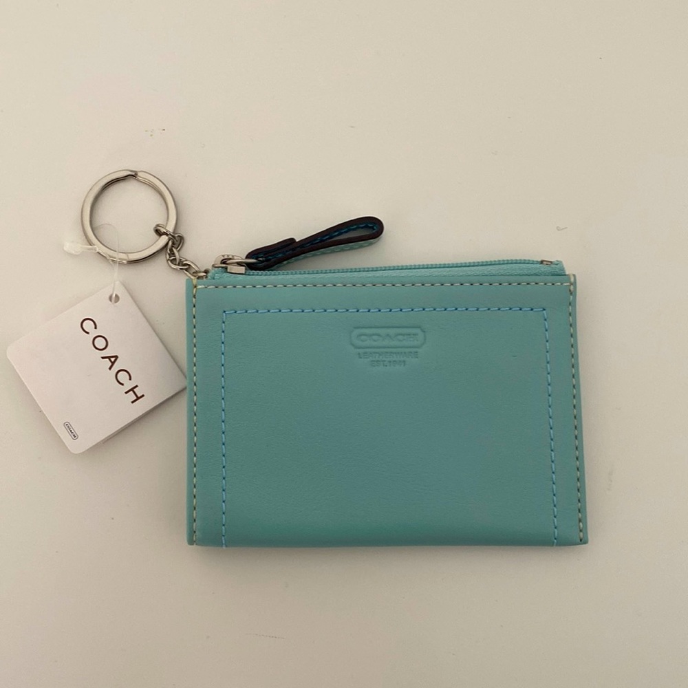 Coach change purse on keychain